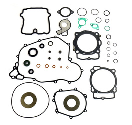 Athena komplet uszczelek ktm excf 450/500 '17-'18, husqvarna fe 450/501 '17-'18 (z uszczelką pokrywy zaworowej i uszczelniaczami silnikowymi)