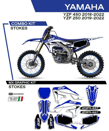 Komplet naklejek (oklein) yamaha yzf 250 '19-'22
