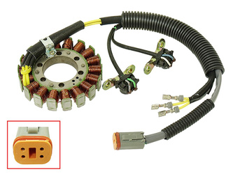 SNOW UZWOJENIE ALTERNATORA STATOR SKI-DOO MXZ 600 '10-'20, MXZ 600 / 800 '08-'09, SUMMIT 600 '10-'20, SUMMIT X 800 '08-'10, RAVE 600 '08-'10 (OEM: 420685635) (SKUTER ŚNIEŻNY)