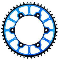 Zębatka tylna pro extreme (stalowo-aluminiowa - dual ri/ stealth) kolor niebieski 808 50 (80850) suzuki drz 400 '00-'20, rm 125/250, rmz 250