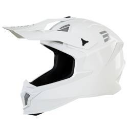 Kask enduro cross Shot Lite 2.0 biały połysk