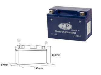 Landport akumulator żelowy gtz14-s 12v 11,2ah 150x85x109 bezobsługowy - zalany (6)