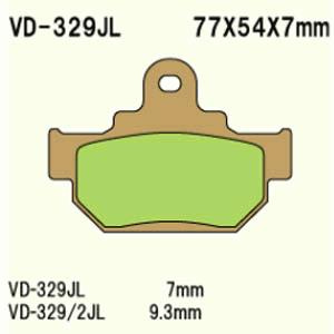 Klocki hamulcowe vesrah  vd-329jl