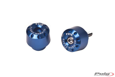 Ciężarki / końcówki kierownicy krótkie puig do bmw c600 sport 12-15 niebieskie