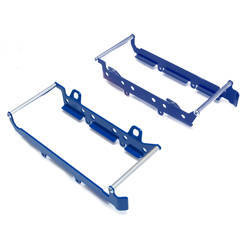 Osłony chłodnicy aluminiowe model light ((do motocykla bez wentylatora): ktm exc 250/300 '17-'18, sx 125 '19 kolor niebieski