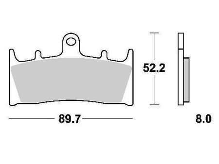 Klocki hamulcowe Suzuki GSX 1300 Kawasaki ZX-9R