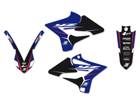 Komplet naklejek (oklein) yamaha yz 125/250 '22, dream 4 kolor niebieski/czarny