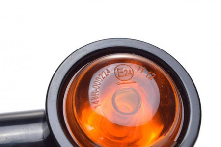 Kierunkowskazy LED motocykl skuter okrągłe E24