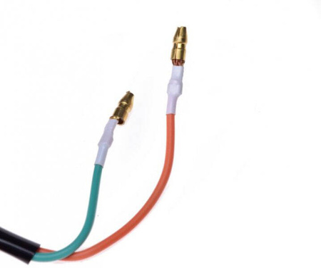 Kierunkowskaz lewy przód z czarną obudową