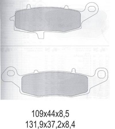 Klocki hamulcowe kh231 półmetaliczne (oferta specjalna) wycofane z oferty