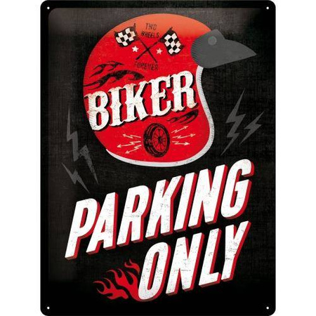 Tablica plakat 30X40 Biker Parking 23230