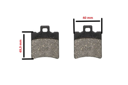 Klocki Hamulcowe Power Force 40x49,9x7 Mm