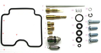 ZESTAW NAPRAWCZY GAŹNIKA YAMAHA YFM 350FA BRUIN '06, YFM 350 GRIZZLY '07-'14, YFM 35X WOLVERINE '06-'09 (26-1262)