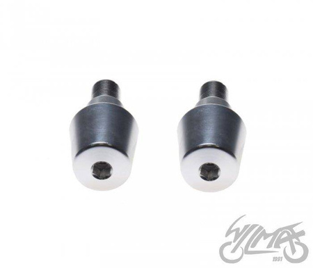 Końcówka kierownicy srebrna do yamaha m16x1.5