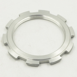 Nakrętka sprężyny amortyzatora tylnego 56mmx6mm 46mm (góra) (16) aluminiowa