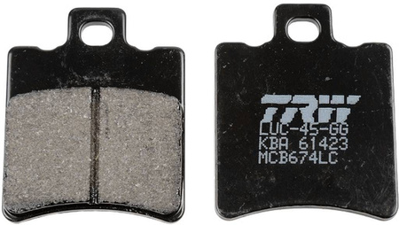 Klocki hamulcowe kh193 organic suzuki ap 95-98, ux 99-00, yamaha ns 50 '13-, yn 50 '97-, xn 125 00-03, przód