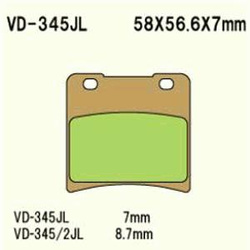 Klocki Hamulcowe Vesrah  Vd-345jl