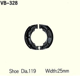 Szczęki Hamulcowe Vesrah Vb-328