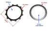 Tarcze I Przekładki Sprzęgła Do Suzuki GN 125 Komplet