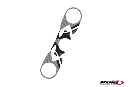 Radikal osłona półki kierownicy puig do kawasaki zx-6r 05-06  szary