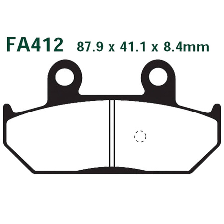 KLOCKI HAMULCOWE SUZUKI BURGMAN 400 650 AN400 AN650