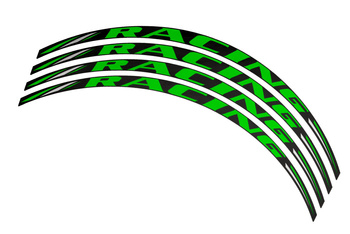 Uniwersalne Paski Racing Na Felgi Puig Zielone