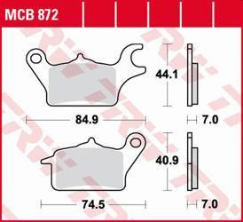 Klocki hamulcowe kh691 sinter offroad honda c 125 super cub 19-, afs 110 wave 12-19, kawasaki z 125 pro 17-19, przód (wyprzedaż)