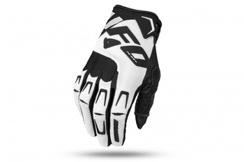 rękawice iridium cross / mtb / e-bike kolor czarny biały rozmiar m - kolekcja 2023