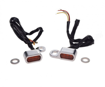 Kierunkowskaz przód para Harley Davidson chrom