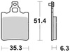 KLOCKI HAMULCOWE TRW MCB552