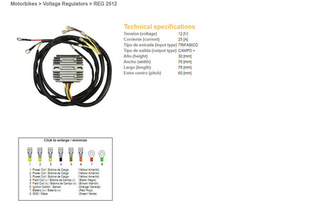 Dze regulator napięcia bmw r60/75/65/80/90/100, moto guzzi 650/750/850/1000 '75-'95 (12321244409, 12311244063) (esr450)