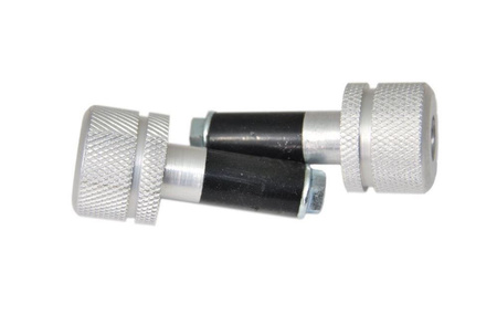 KOŃCÓWKI KIEROWNICY ALUMINIOWE SREBRNE 13mm