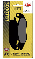 KLOCKI HAMULCOWE KH465 CARBON TECH AJP PR3/PR4/PR5 '13-,DERBI TERRA/CITY CROSS 125 '08-'16, HONDA CRF 250L/M/R '13-, PIAGGIO LIBERTY/MEDLEY 125/150 '16-, RIJEJU 125 MARATHON PRO '11-, GAS GAS EC 250/300 '12-'16 PRZÓD