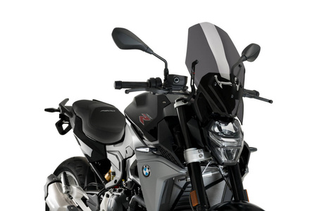 Szyba Touring Nowej Generacji Puig (Z Oryginalnym Wspornikiem Bmw) Do Bmw F900r 20-23 Mocno Przyciemniona