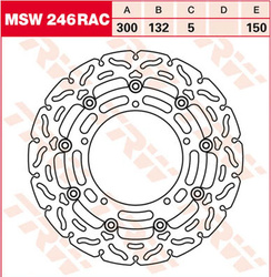 Tarcza hamulcowa przód yamaha yzf r25, yzf r3, mt-03 '15-, fz-6n/s fazer '04-'10, xj6 600n/f/s diversion '09-'16, yzf r6 '03, mt-03 660 '06-
