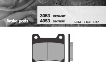 Klocki hamulcowe kh88 spiek metaliczny (złote) (ft 4053)