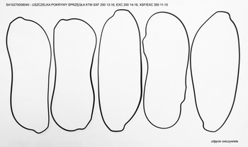 Athena uszczelka pokrywy sprzęgła ktm sxf 250 '13-'16, exc 250 '14-'16, xsf/exc 350 '11-'15 (zewnętrzna o-ring)