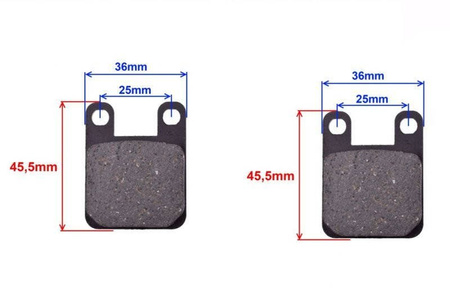 Klocki Hamulcowe do motocykli skuterów ATV