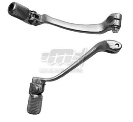 Dźwignia zmiany biegów honda crf 450r '02-'16 (aluminiowa) kolor srebrny, końcówka stalowa