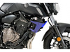 Boczne Spoilery Dociskowe Do Yamaha Mt-07 Niebieskie