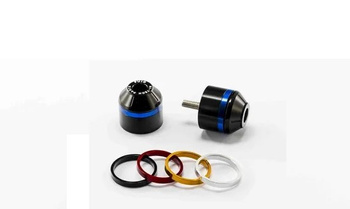 Ciężarki / Końcówki Kierownicy Krótkie Z Pierścieniami Puig Do Aprilia Czarne