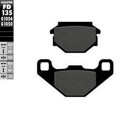 Klocki hamulcowe kh173