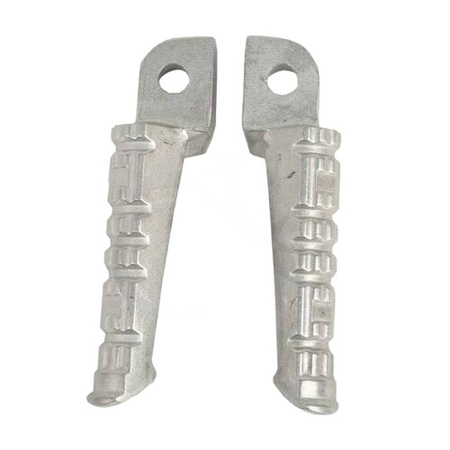 Zestaw podnóżków (podnóżki) hyosung gt 250r '04-17, gt 650r '04-17 kolor srebrny