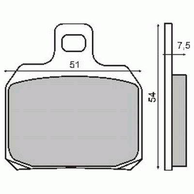 Klocki Hamulcowe X9 180/250/500 (Vd964)