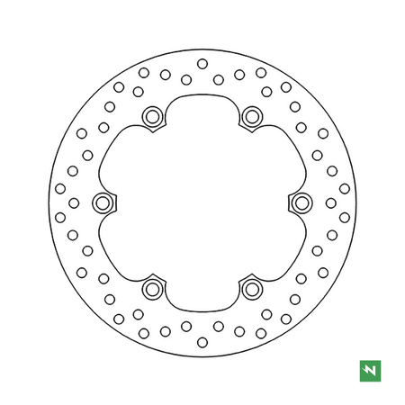 TARCZA HAMULCOWA TYŁ HONDA NSS 125/250/300 FORZA '08-'19; FJS 400/600 SILVER WINGS '01-'08; XLV 1000 VARADERO '03-'11; CBR 1100XX '97-'08; CB 1100SF X ELEVEN '00-'03; CB 1300F '03-'08 (256X144X5)