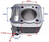Cylinder kompletny do motocykla Suzuki Gn125 Euro2