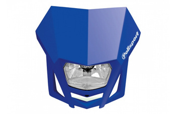 Polisport lampa przednia model lmx (żarówka halogenowa) kolor niebieski