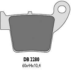 Klocki hamulcowe kh346 honda cr/crf 02-16 tył - zastępują db2280mx-d oraz db2280qd-d