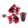 Komplet naklejek (oklein) honda cr 125 '93-'97, cr 250 '92-'96 dream 4 kolor czerwony/czarny