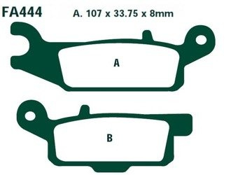KLOCKI HAMULCOWE EBC FA444TT
